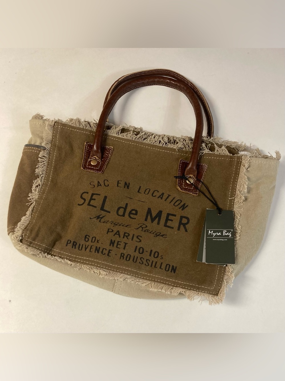 NWT Myra Sel de Mer Canvas Tote